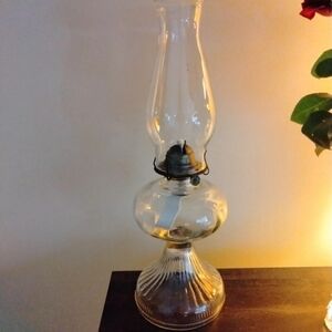 Antique Vintage Oil Lamp Burner 18" Tall